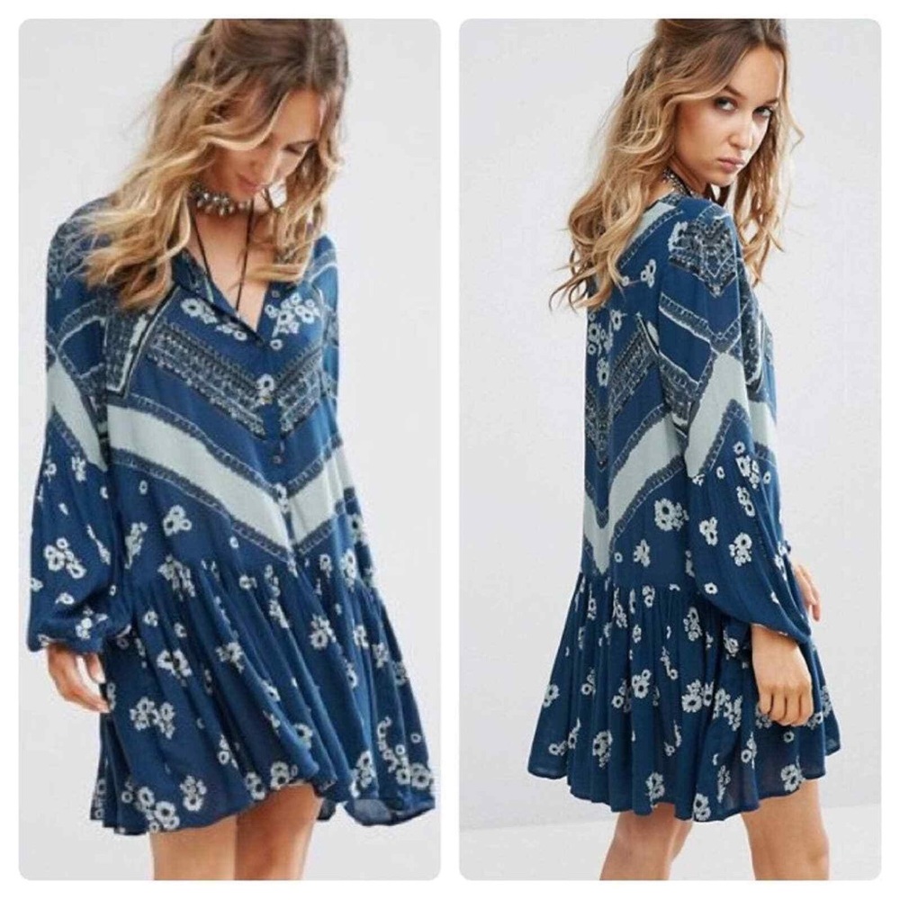 Free People From Your Heart Mini Dress